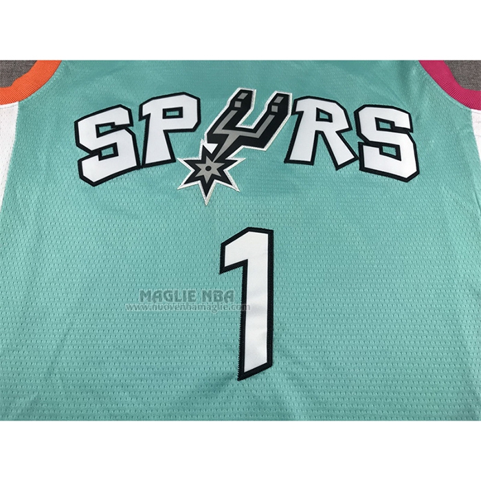Maglia
 Victor Wembanyama NO 1 San Antonio Spurs Citta
 2022-23 Verde
